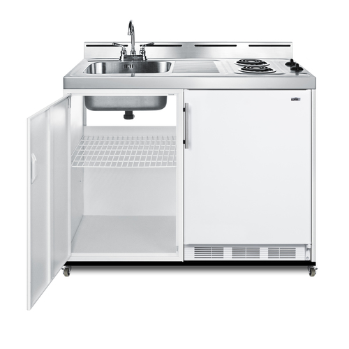 C48ELPUMPMB Kitchenette Open