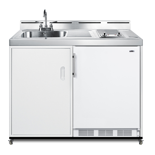 C48ELGLASSPUMPMB Kitchenette Front