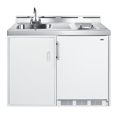C48ELGLASSPUMP Kitchenette Front