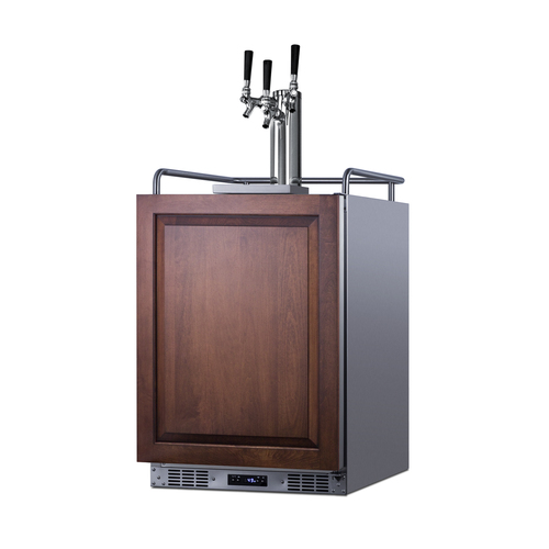 SBC682PNRTRIPLE Kegerator Angle