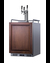 SBC682PNRTRIPLE Kegerator Angle