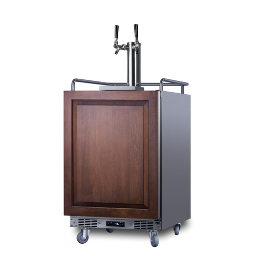 SBC682PNRWKDTWIN Kegerator Angle