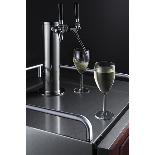 SBC682PNRWKDTWIN Kegerator Detail