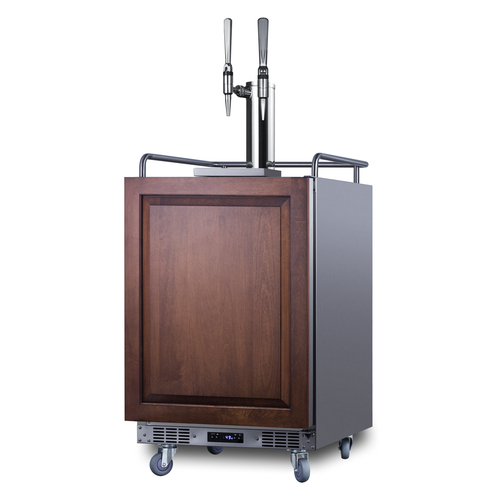 SBC682PNRNCFTWIN Kegerator Angle