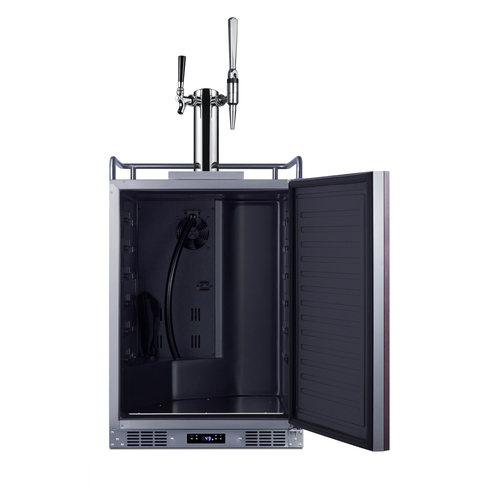 SBC682PNRCMTWIN Kegerator Open
