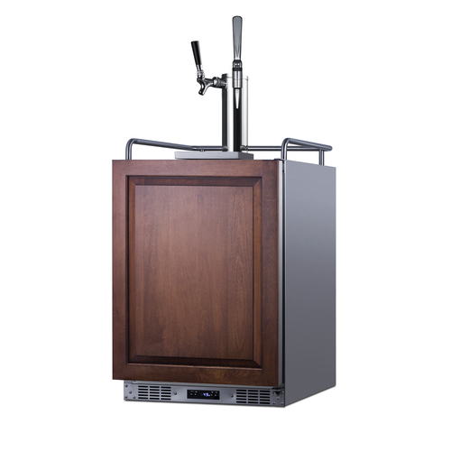 SBC682PNRCMTWIN Kegerator Angle
