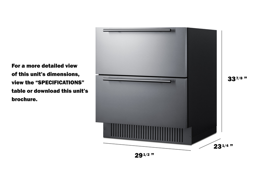 冷凍H10 ADM30 ADL30 SS10 S20 SPR3032DADA | Summit® Appliance