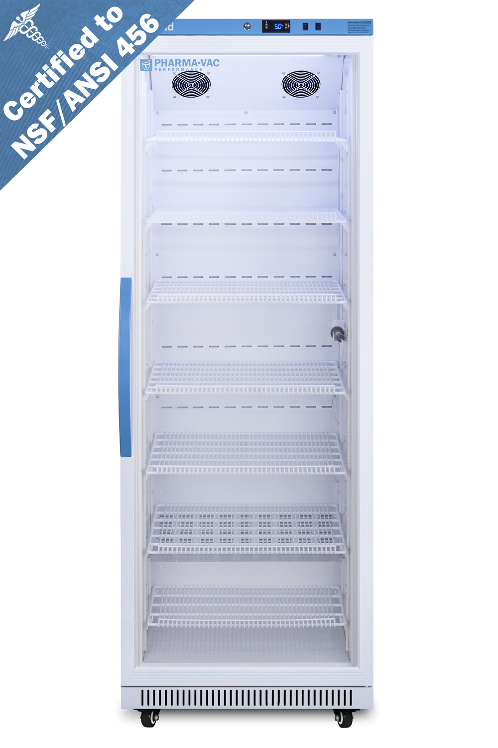 Summit 18 Cu.Ft. Upright Vaccine Refrigerator, Certified to NSF/ANSI 456 Vaccine Storage Standard