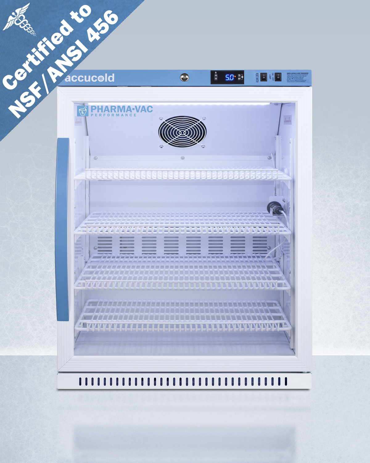 Summit 6 Cu.Ft. ADA Height Vaccine Refrigerator, Certified to NSF/ANSI 456 Vaccine Storage Standard