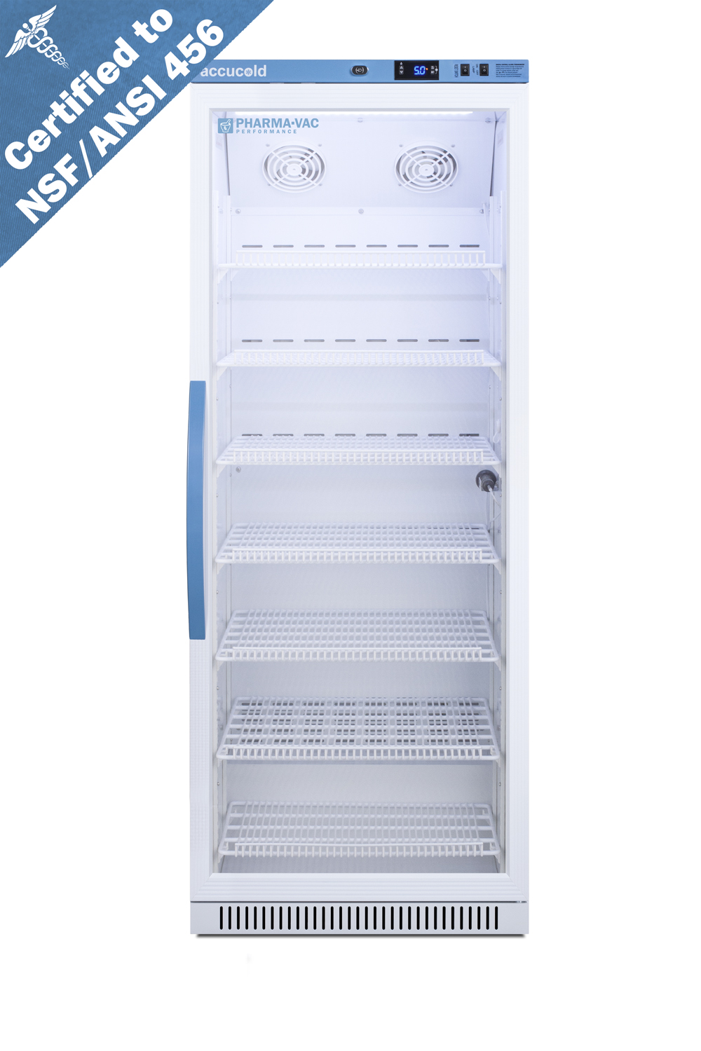 Summit 12 Cu.Ft. Upright Vaccine Refrigerator, Certified to NSF/ANSI 456 Vaccine Storage Standard