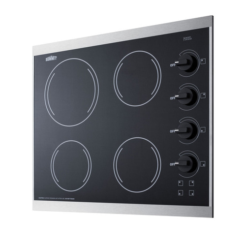 CRS426BL Electric Cooktop Angle