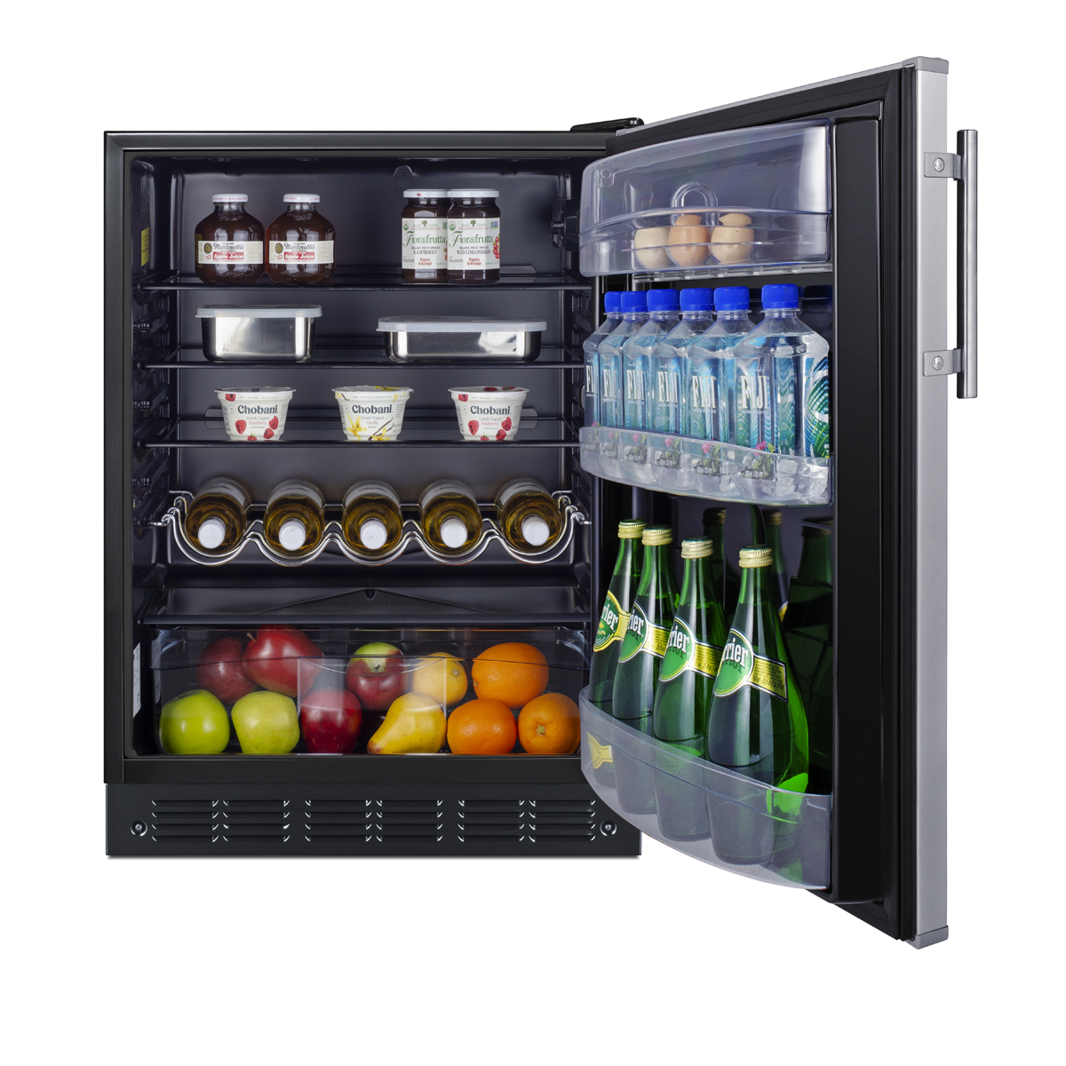 Summit 24 Inch Freestanding Refrigerator FF6BK2SS | Fridge.com