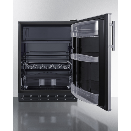 CT66BK2SS Refrigerator Freezer Open