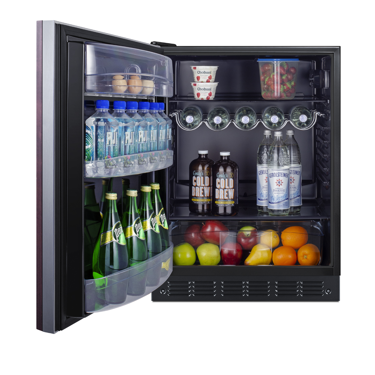 Summit 24 Inch Undercounter Counter Depth Compact All-Refrigerator FF6BK2SSIFADALHD | Fridge.com