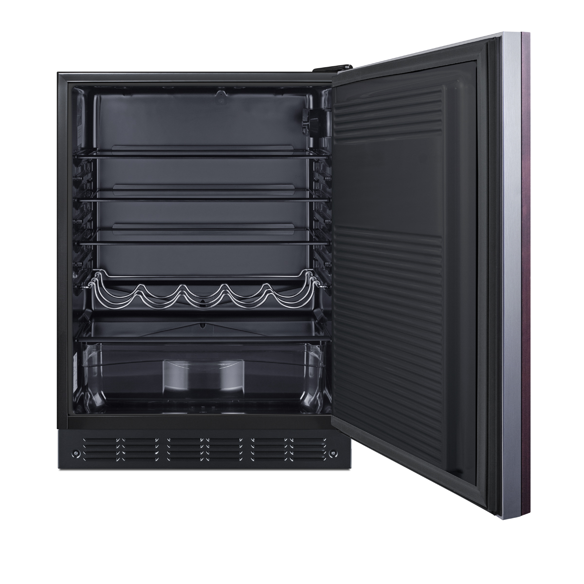 Summit 24 Inch Freestanding Refrigerator FF708BLSSIFADA | Fridge.com