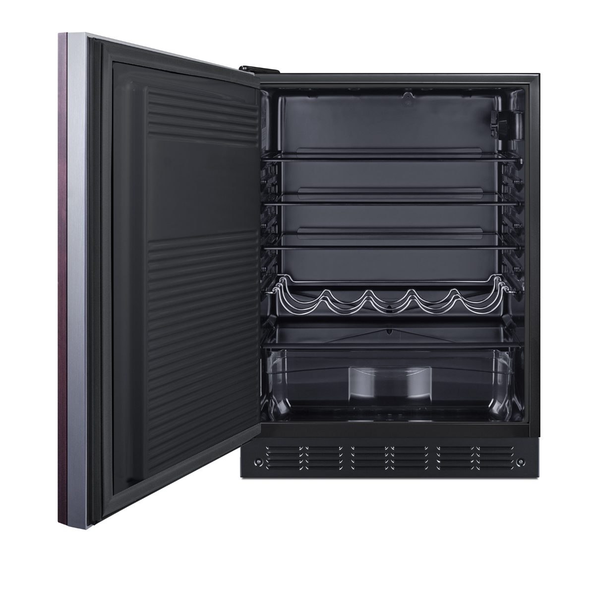 Summit 24 Inch Freestanding Refrigerator FF708BLSSIFADALHD | Fridge.com