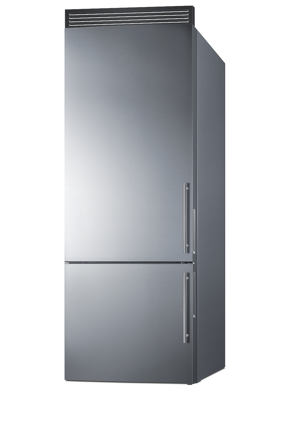 Summit 28 Inch Counter Depth Bottom Freezer Refrigerator FFBF279SSXH72LHD | Fridge.com