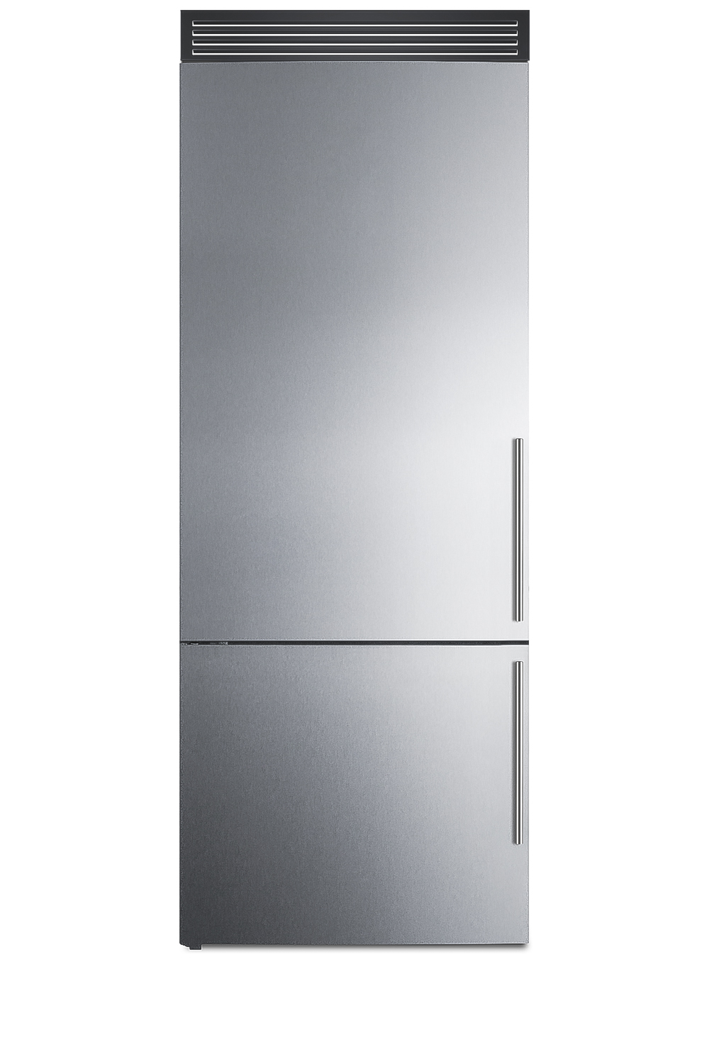 Summit 28 Inch Counter Depth Bottom Freezer Refrigerator FFBF279SSXH72LHD | Fridge.com