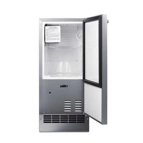 BIM26H34 Icemaker Open