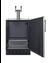 SBC7BRS Kegerator Open