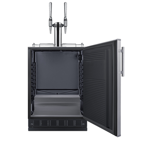 SBC7BRSNCF2 Kegerator Open