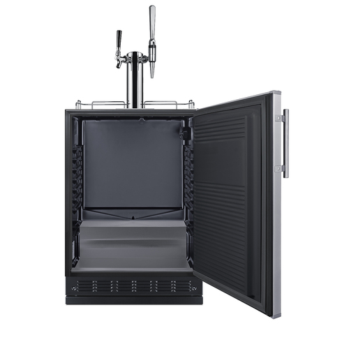 SBC7BRSCM2 Kegerator Open