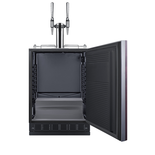 SBC7BRSIFNCF2 Kegerator Open