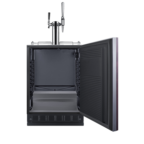 SBC7BRSIFCM2 Kegerator Open