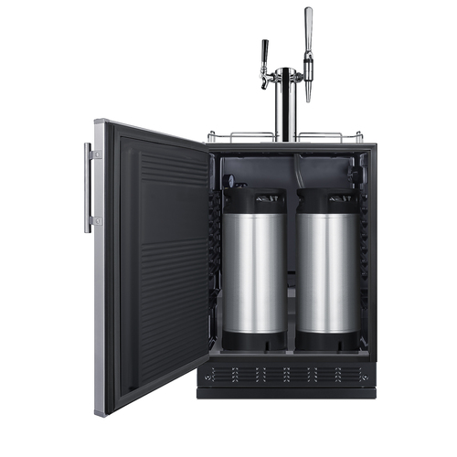 SBC7BRSCM2LHD Kegerator Full