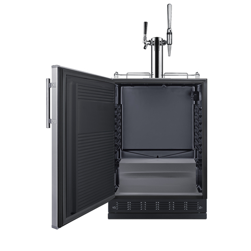 SBC7BRSCM2LHD Kegerator Open