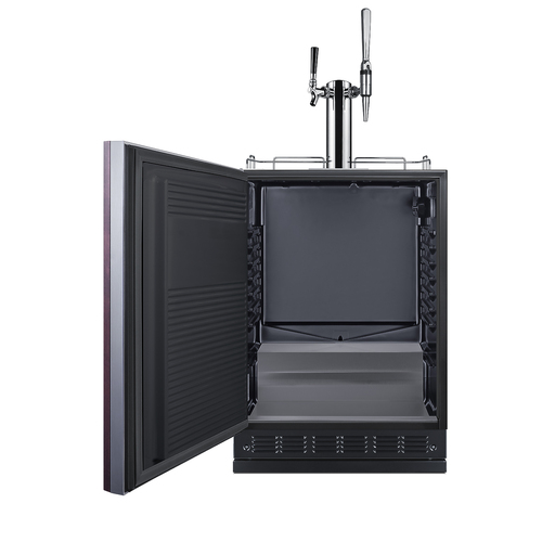 SBC7BRSIFCM2LHD Kegerator Open