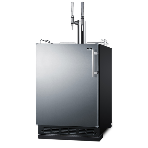 SBC7BRSNCF2LHD Kegerator Angle