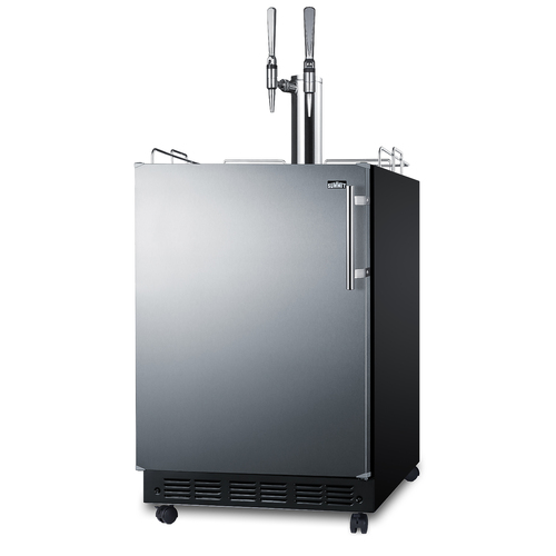 SBC7BRSNCF2LHD Kegerator Angle