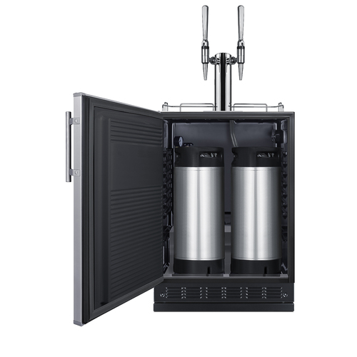 SBC7BRSNCF2LHD Kegerator Full