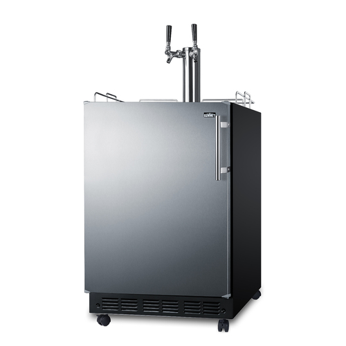 SBC7BRSWK2LHD Kegerator Angle
