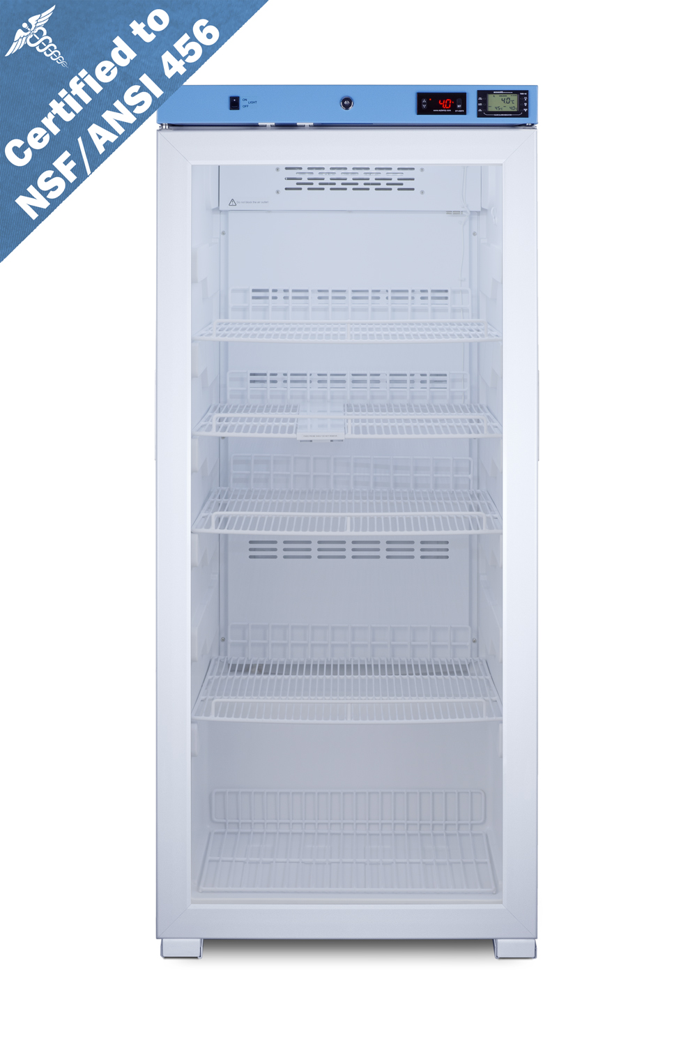 Summit 24" Wide Upright Healthcare Refrigerator, Certified to NSF/ANSI 456 Vaccine Storage Standard