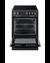 REXT24BL Electric Range Open