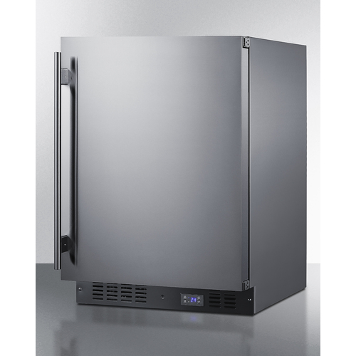 SCR610BLSDCSS Refrigerator Angle