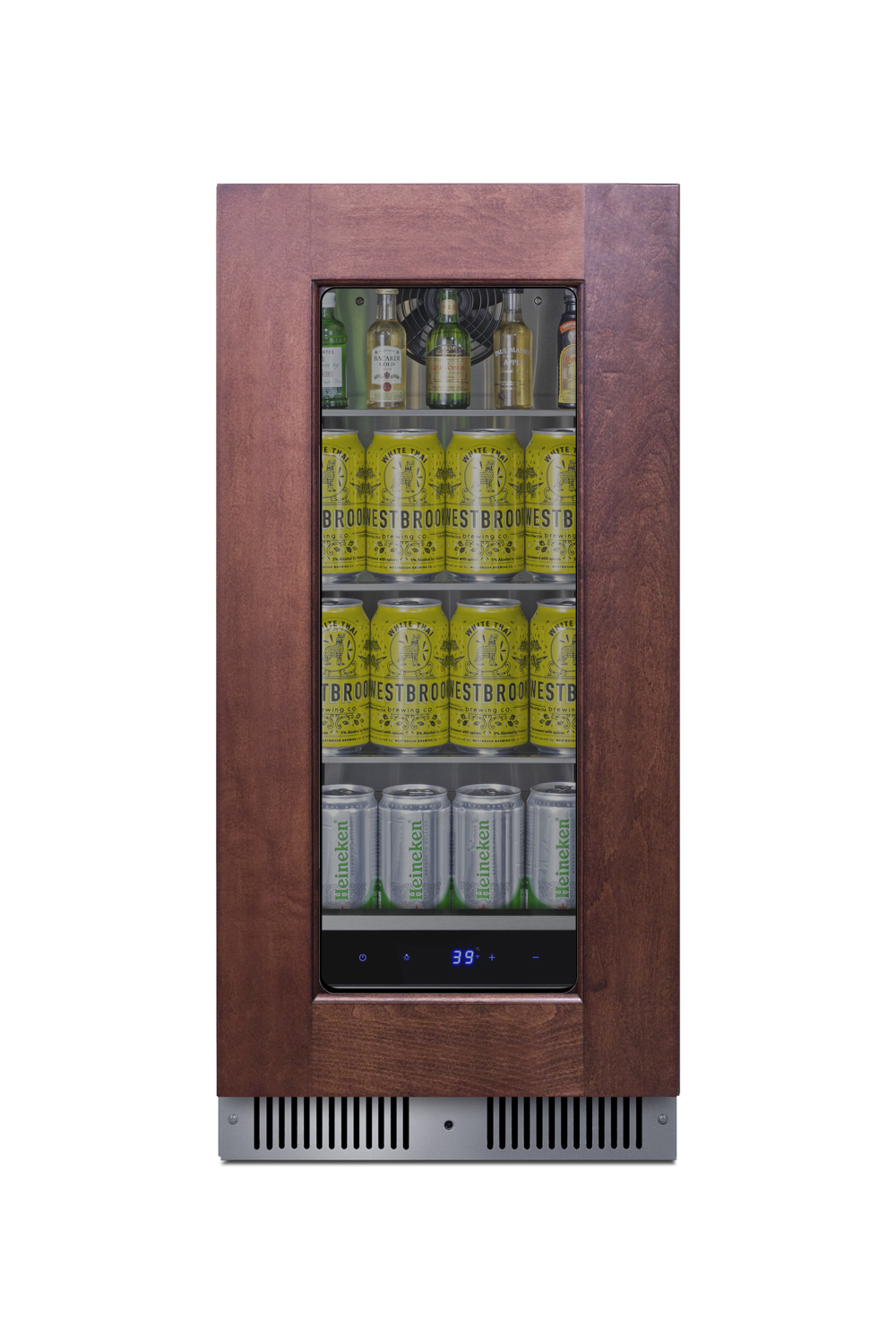 Summit Appiance  15" Wide Built-In  Shallow-depth Panel Ready Beverage Center | Fridge.com