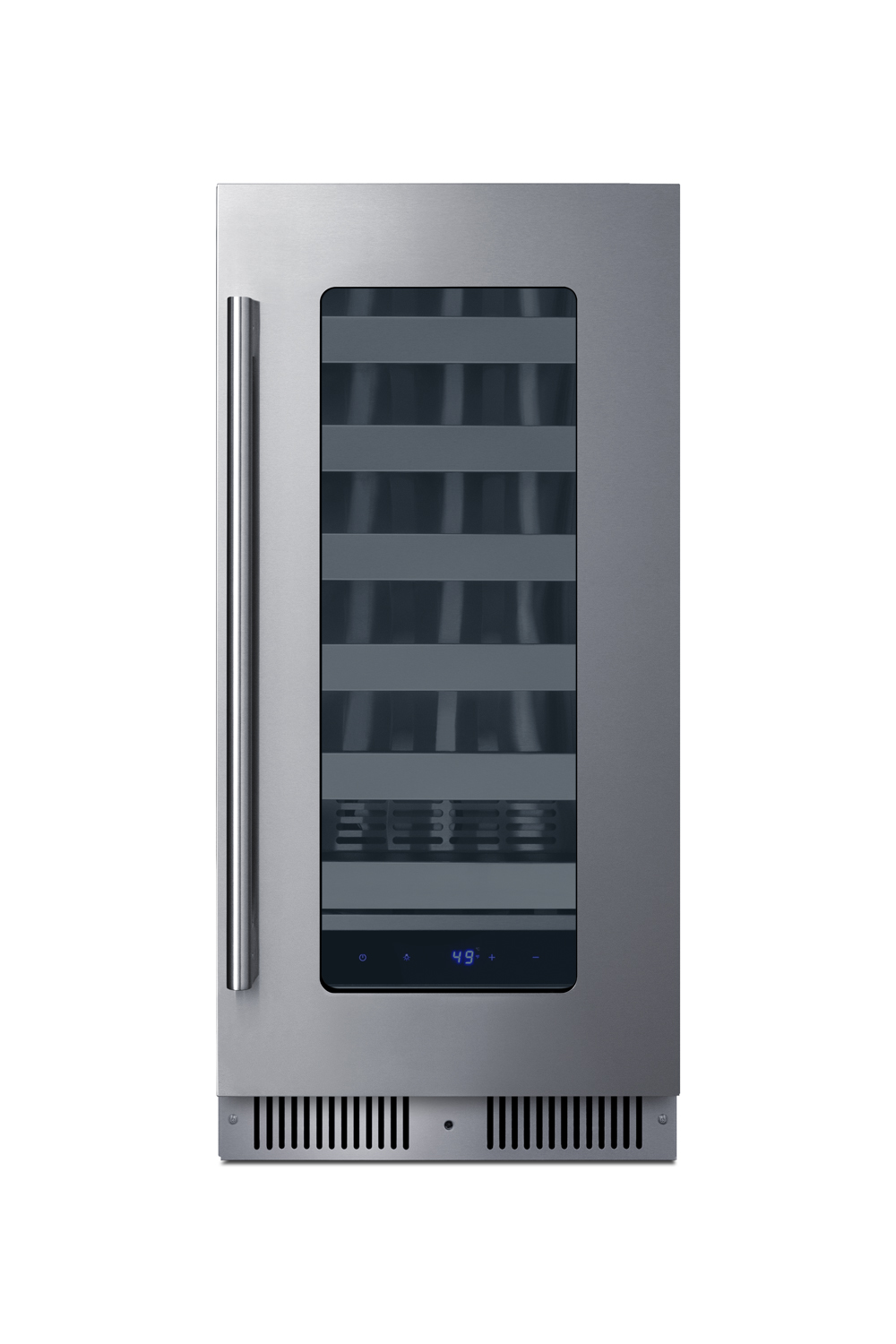 Summit Appliance 15" Wide Built-In Residential Shallow 18" depth Wine Cellar | Fridge.com