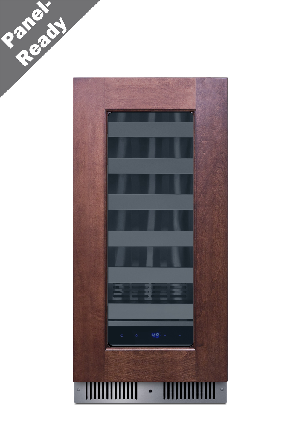 Summit Appliance 15" Wide Panel Ready Built-In Residential Shallow 18" depth Wine Cellar | Fridge.com