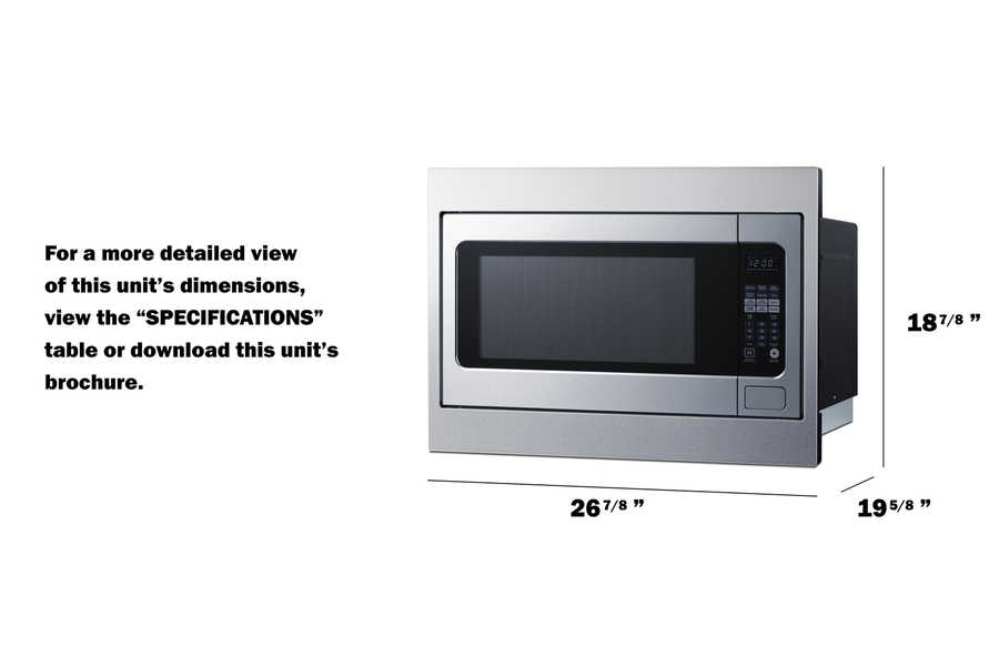 SMBI27TK27 | Summit® Appliance