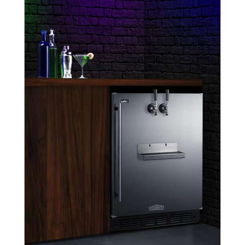 SBC7BRSFRTPADA Kegerator Set