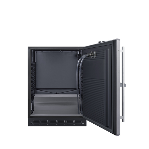 SBC7BRSFRTPCFADA Kegerator Open