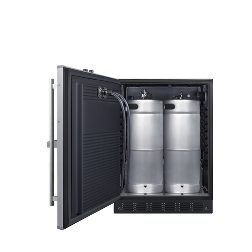 SBC7BRSFRTPADALHD Kegerator Full