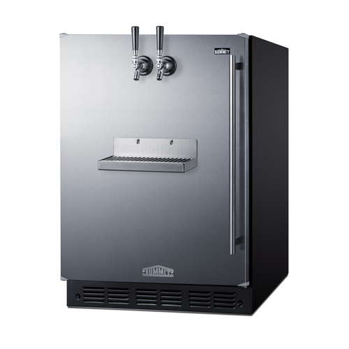 SBC7BRSFRTPADALHD Kegerator Angle