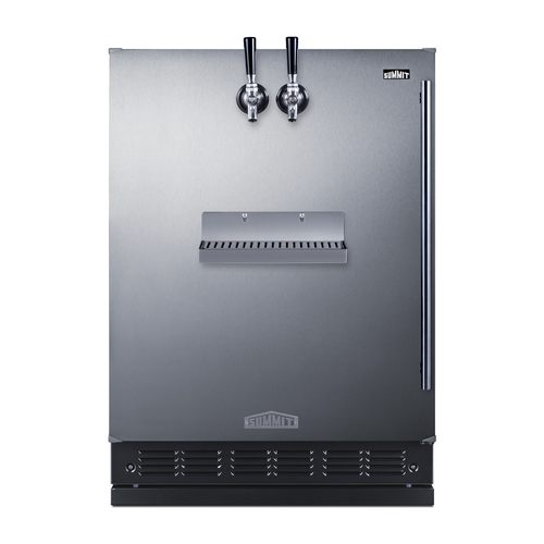 SBC7BRSFRTPCFLHD Kegerator Front