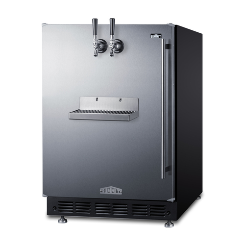 SBC7BRSFRTPCFLHD Kegerator Angle
