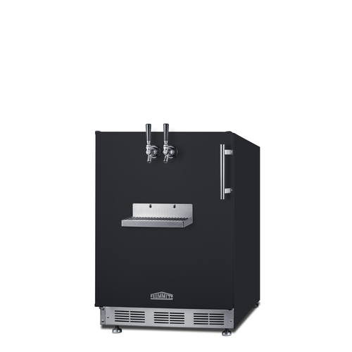 SBC58BFRTPCFLHD Kegerator Angle