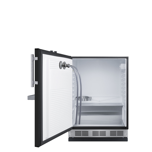 SBC58BFRTPLHD Kegerator Open